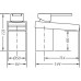 Смеситель для раковины GENEBRE Kenjo водопад (63137 26 45 66)