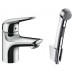 Смеситель для раковины однорычажный с гигиенической лейкой Hansgrohe Novus, 71144000