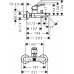 Смеситель для ванны Hansgrohe Logis Loop, однорычажный, 71413000