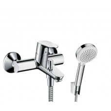 Смеситель однорычажный для ванны Hansgrohe Focus 31940000 с душевым набором Hansgrohe Crometta-100 266664000, ( 31940266664 )