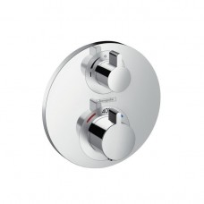 Смеситель-термостат Hansgrohe Ecostat  S  с запорным вентилем 15757000