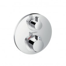 Смеситель-термостат Hansgrohe Ecostat  S  с запорным/переключающим вентилем 15758000