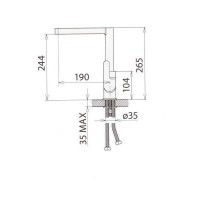 Смеситель Welle Ernest для кухни AR56218D