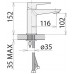 Смеситель Welle Gerda для раковины WEV16461KX