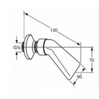 Сплошной душ  Kludi A-QA 6051005-00