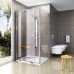 Стенка для душеой кабинки Ravak PIVOT PPS-90 Transparent, белый профиль, стекло