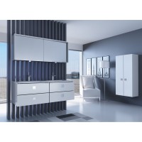 Тумба Botticelli Rimini Rm-130d бордовый с умывальником Marlen-1300d