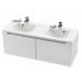 Тумба для двойной раковины Ravak SD CLASSIC 1300, 130 см, с высоким ящиком, белый глянец