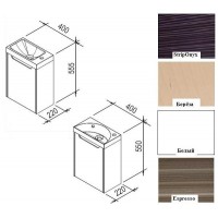 Тумба для раковины Ravak SD CLASSIC 400, 40 см, белая, без дверц