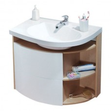 Тумба для раковины Ravak SDU ROSA Comfort, 78 см, береза/белая, левая