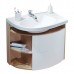 Тумба для раковины Ravak SDU ROSA Comfort, 78 см, береза/белая, правая
