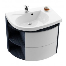 Тумба для раковины Ravak SDU ROSA Comfort, 78 см, оникс/белая, правая