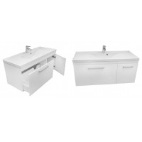 Тумба NORWAY CATARINA 120 белая с умывальником, M102120