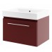 Тумба под умывальник Aquaform DECORA 70 0401-542511 бордовый