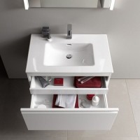 Тумба с раковиной LAUFEN PRO S 100 см Белый глянец 8179670001041+4835310964641