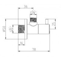 Угловой вентиль KLUDI 3/8 DN 15 1584505-00