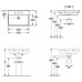Умывальник Villeroy & Boch AVENTO 65х47 см 41586501