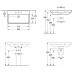 Умывальник Villeroy & Boch AVENTO 80х47 см 41568001