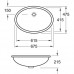 Умывальник VILLEROY & BOCH EVANA 61х41 см 61440001
