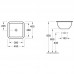 Умывальник VILLEROY & BOCH LOOP & FRIENDS 45х45 см 61562001
