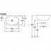 Умывальник VILLEROY & BOCH LOOP & FRIENDS 57х41 см 61552001