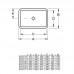 Умывальник VILLEROY & BOCH LOOP & FRIENDS 54х34 см  61630001