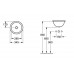 Умывальник VILLEROY & BOCH LOOP & FRIENDS d-34  61403401