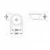Умывальник VILLEROY & BOCH LOOP & FRIENDS d-28 см  61802801