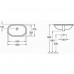 Умывальник VILLEROY & BOCH O.NOVO 58х37 см  41625001 UM