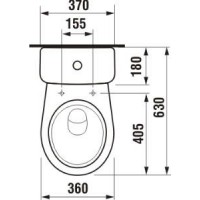 Унитаз-компакт Jika LYRA PLUS косой выпуск, 3/6 л, нижний подвод