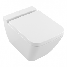 Унитаз подвесной безободковый Villeroy & Boch Finion с покрытием Ceramic Plus 4664R0R1 + Сиденье с крышкой 9M88S1R1 с функцией Quick Release и Soft Closing
