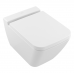 Унитаз подвесной безободковый Villeroy & Boch Finion с покрытием Ceramic Plus 4664R0R1 + Сиденье с крышкой 9M88S1R1 с функцией Quick Release и Soft Closing