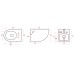 Унитаз VOLLE AMADEUS 13-06-055 подвесной + Сидение Duroplast Slim slow-closing