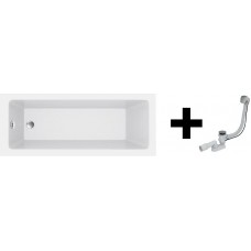 Ванна акриловая Koller Pool NEON NEW 150x70 + Сифон Alca Plast A51CR