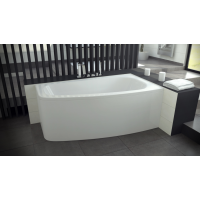 Ванна акриловая LUNA 150х80 Правая без панели, без ног