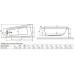 Ванна асимметричная Excellent Ava Comfort 150*80 см правая, WAEX.AVP15WH