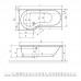 Ванна асимметричная Excellent BeSpot 160*80 см левая, WAEX.BSL16WH