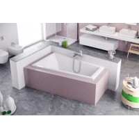 Ванна асимметричная Excellent Sfera Slim 170*100 см левая, WAEX.SFL17WH