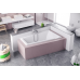 Ванна асимметричная Excellent M-Sfera 160*195 см правая, WAEX.MSP16WH-BN