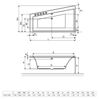 Ванна асимметричная Excellent Sfera 170*100 см правая, WAEX.SFP16WH