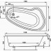 Ванна асимметричная Vagnerplast AVONA P(VPBA159AVO3PX-01)