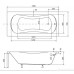 Ванна Besco PMD Piramida Aria Plus 140x70