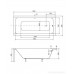 Ванна Besco PMD Piramida Modern 150x70