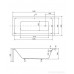 Ванна Besco PMD Piramida Modern 160x70