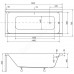 Ванна Besco PMD Piramida Optima 160x70