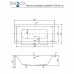 Панель для ванны BESCO PMD PIRAMIDA QUADRO 155x70 комплект (передняя+ боковая)