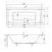 Ванна Besco PMD Piramida Quadro 165x75