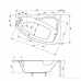 Ванна Besco PMD Piramida Rima 150x95 правая