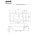 Ванна Besco PMD Piramida Talia 130x70