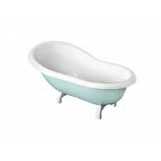 Ванна отдельностоящая Besco Otylia Baby ретро 85x47 с белыми ногами